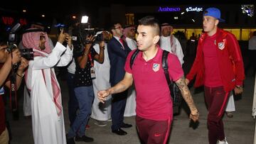 El Atlético en Jeddah: recepción y gran ceremonia en el estadio