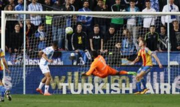 El gol en propia puerta de Kameni ante el Valencia