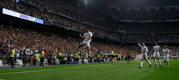 1-0. Marco Asensio celebró el primer gol.