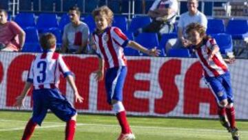 Canteranos del Atlético en junio de 2015.