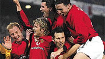 <b>MÁS GALÁCTICOS.</b> Beckham, Giggs, Van Nistelrooy, Verón, Giggs... La lista de estrellas del Manchester es casi interminable.