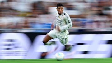 Jude Bellingham, en acción en el partido del Real Madrid contra el Villarreal.