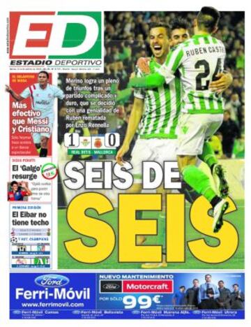 Portadas de la prensa deportiva