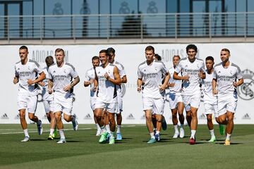 Las im¨¢genes del regreso al trabajo del Real Madrid