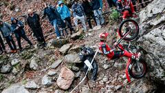 Jaime Busto, con la GasGas en el TrialGP de Italia.