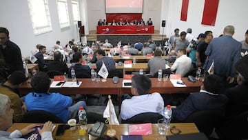 Santiago, 26 de noviembre 2019
 Se realiza una nueva Asamblea de Presidentes de la Asociacion Nacional de Futbol Profesional
 
 Dragomir Yankovic/Photosport