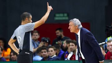 Pesic, durante la final