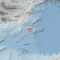 Registrado un terremoto de magnitud 5,5 frente a la costa de Almería
