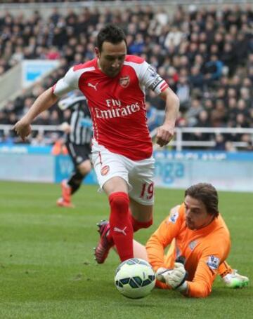 4. Santi Cazorla: Comenzó flojo, pero se afirmó y ha sido importante en la segunda parte del torneo.