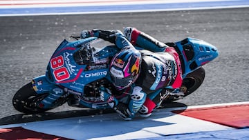 Así quedó David Alonso en la clasificación del GP de Moto2 de San Marino: en esta posición saldrá en la carrera