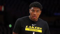 Rui Hachimura #28 of the Los Angeles Lakers