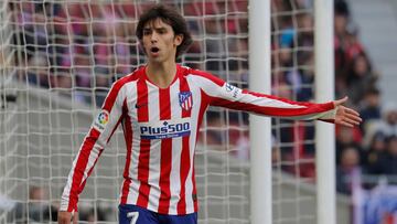 João Félix, en un partido con el Atlético.