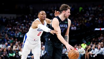Russell Westbrook y Luka Doncic -