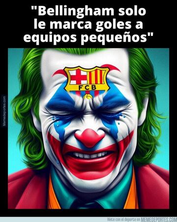 El Clásico y Bellingham, protagonistas de los memes de la jornada