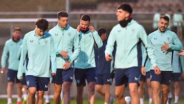 Entrenamiento del Athletic.