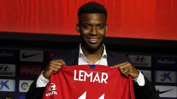 Lemar llegó al Atlético procedente del Mónaco.