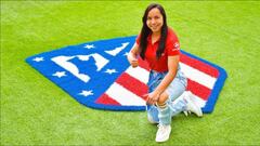 11/07/19 CHARLYN CORRAL  NUEVA JUGADORA DEL ATLETICO DE MADRID FEMENINO FUTBOL 