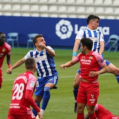 Resumen de la Ponferradina vs. Fuenlabrada de la Liga Santander