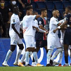 Neymar y otros cuatro expulsados en un 'sucio' clásico francés que decidió Thauvin