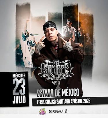 Santa Fe Klan se presenta gratis en Edomex: fecha y cómo conseguir entradas para ver al rapero mexicano