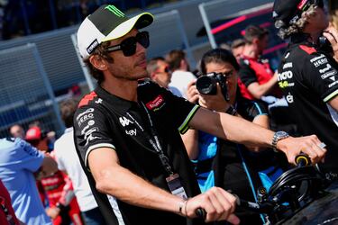 Valentino Rossi, expiloto de motociclismo, durante el Gran Premio de España de MotoGP.