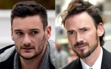 Hugo LLoris (portero francés, del Tottenham) y Jeremy Davies (actor estadounidense)