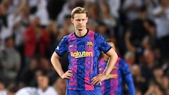 Frenkie de Jong, jugador del FC Barcelona, durante un partido.