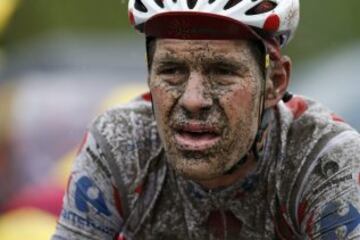 El ciclista francés Cyril Lemoine.