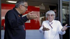 Marchionne y Ecclestone han chocado con Malone.