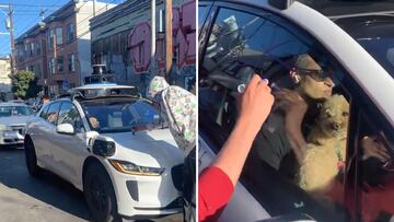 Terrifying assault: vandals graffiti car while owner is inside