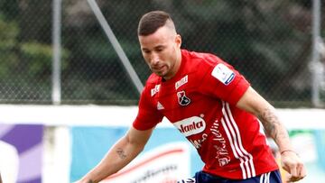 Luciano Pons durante un partido con Independiente Medellín.