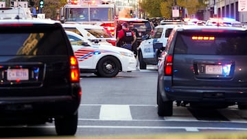 The exact location of the shooting in Washington, D.C.: just two blocks from the White House