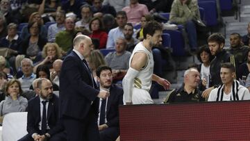 24/11/19 PARTIDO DE BALONCESTO ACB ENDESA REAL MADRID - HERBALIFE GRAN CANARIA SERGIO LLULL PABLO LASO