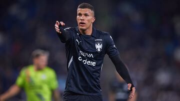 Nelson Deossa of Monterrey during the 1st round match between Monterrey and Puebla as part of the Liga BBVA MX, Torneo Apertura 2024 at BBVA Bancomer Stadium on January 12, 2024 in Monterrey, Nuevo Leon, Mexico.