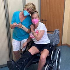 Nueva lesión de Belén Esteban: se rompe un dedo del pie