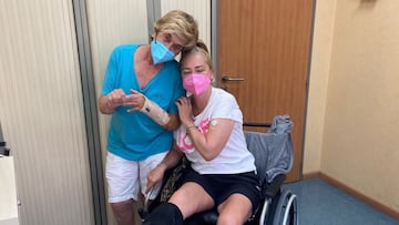 Nueva lesi車n de Bel谷n Esteban: se rompe un dedo del pie