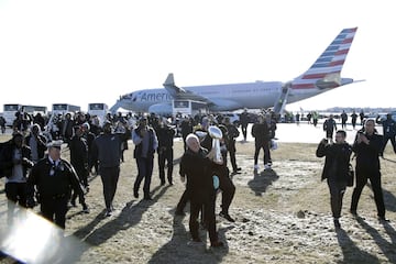 La llegada de los Eagles a Philadelphia tras el Super Bowl LII