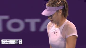 Sharapova, en declive: cae a la primera con Nicolescu
