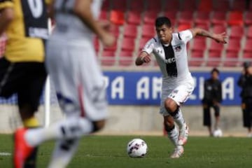 Esteban Pavez durante el duelo ante Coquimbo.