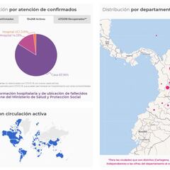 Mapa de casos y muertes por coronavirus por departamentos en Colombia: hoy, 9 de julio