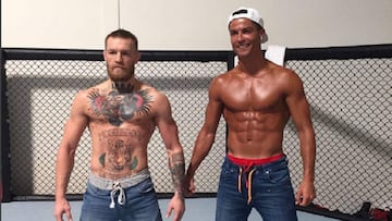 Cristiano y McGregor.