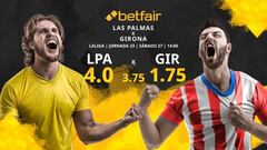 Las Palmas vs. Girona FC: horario, TV, estadísticas, clasificación y pronósticos