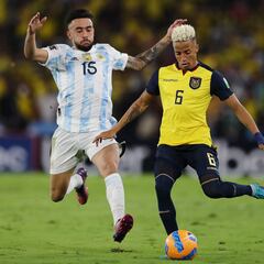 Nico González, duda para el debut de Argentina