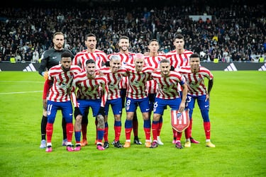 Once inicial del Atlético de Madrid.