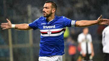 El italiano de la Sampdoria completa el cu¨¢druple empate con 21 tantos anotados de 26 oportunidades de cobrar la pena m¨¢xima.