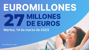 Euromillones: comprobar los resultados del sorteo de hoy, martes 14 de marzo