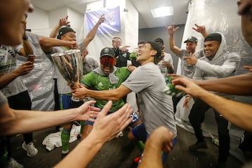 El festejo de Seattle en imágenes: Campeones del Oeste en la MLS