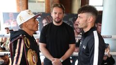 Mauricio 'Bronco' Lara y Leigh Wood, cara a cara antes de su revancha.