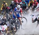 Voltereta de Alaphilippe en la Strade Bianche