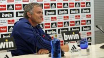 Mourinho, en sala de prensa.